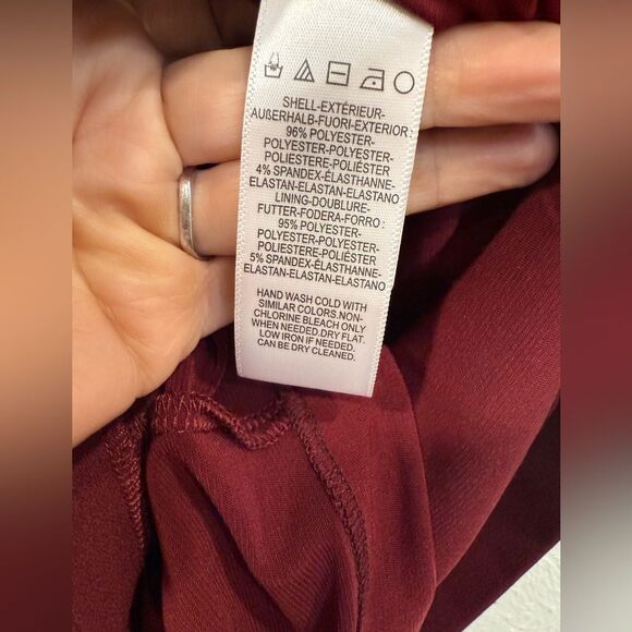 Dress the Population Burgundy Drew Mini Dress, Size Small - Picture 8 of 9